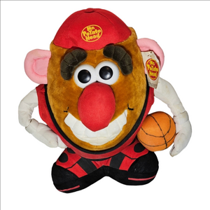 Vintage 90's Toy Factory Mr. Potato Head Basketball 10" Plush